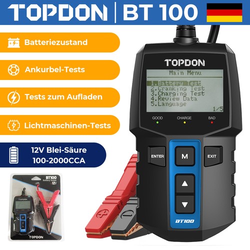 Topdon bt100 12v - topdon,